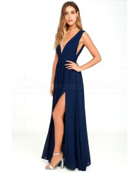 Heavenly Hues Navy Blue Maxi Dress